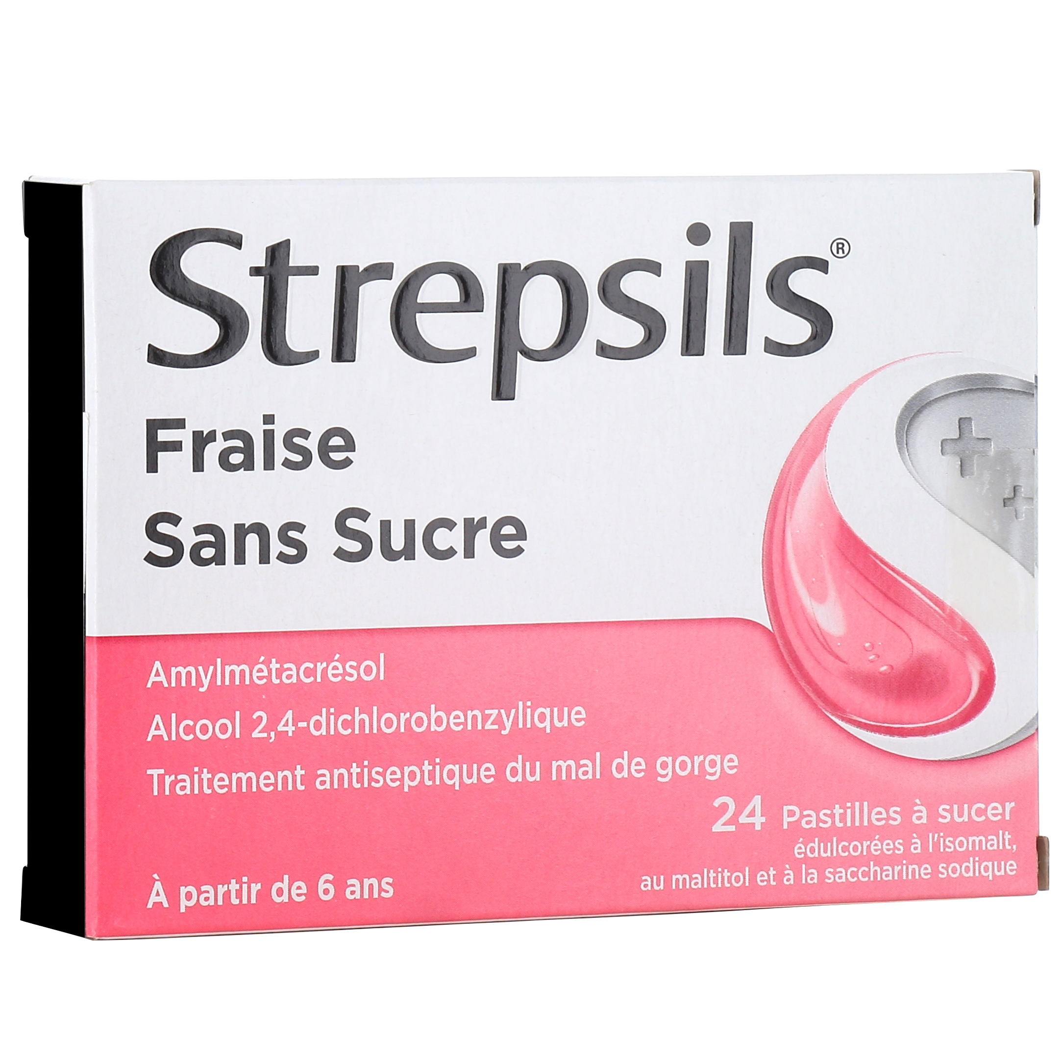 Strepsils Pastilles Fraise, Médicament Maux de gorge - Pharmacie
