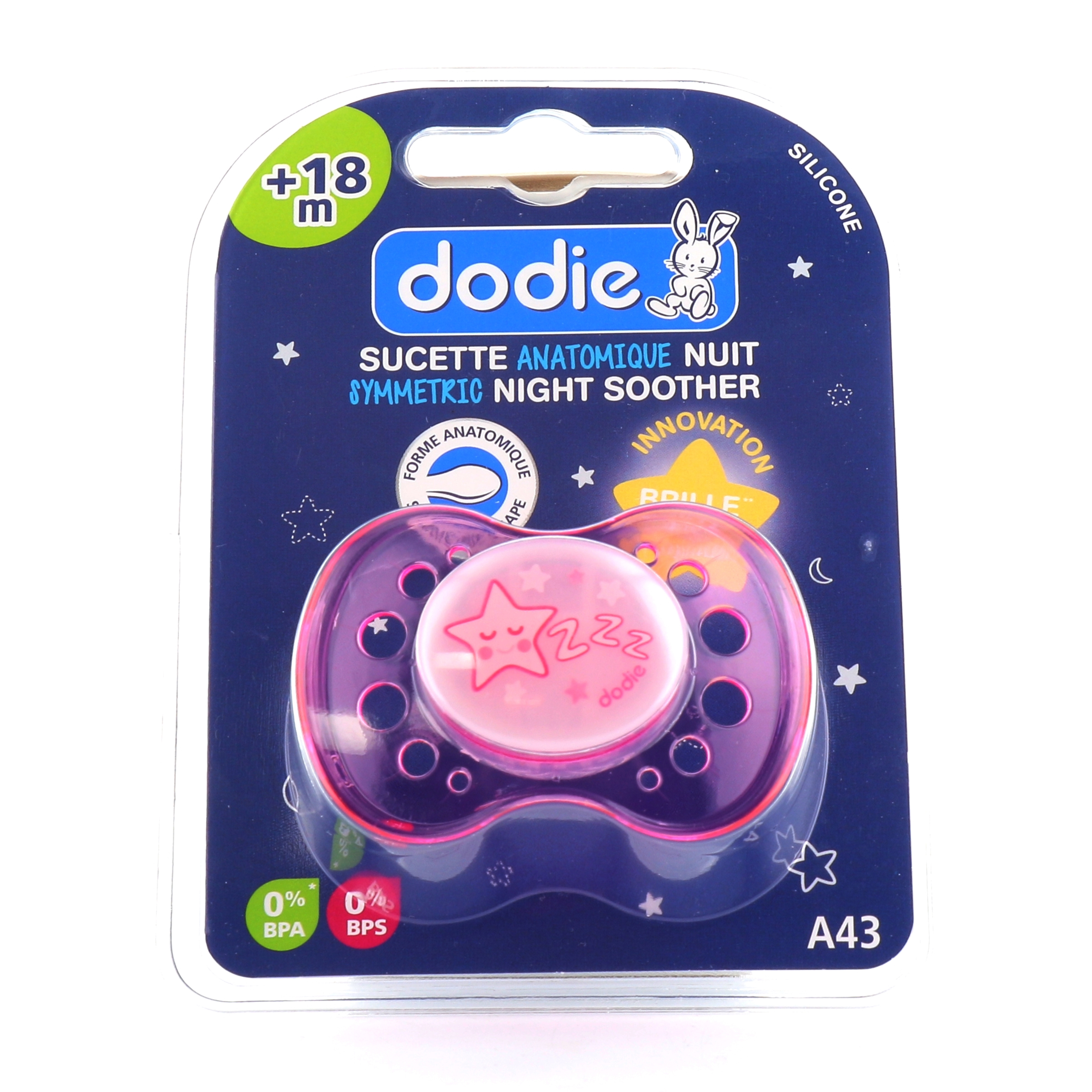 Dodie - Sucettes anatomiques - lot de 2+ 18 mois
