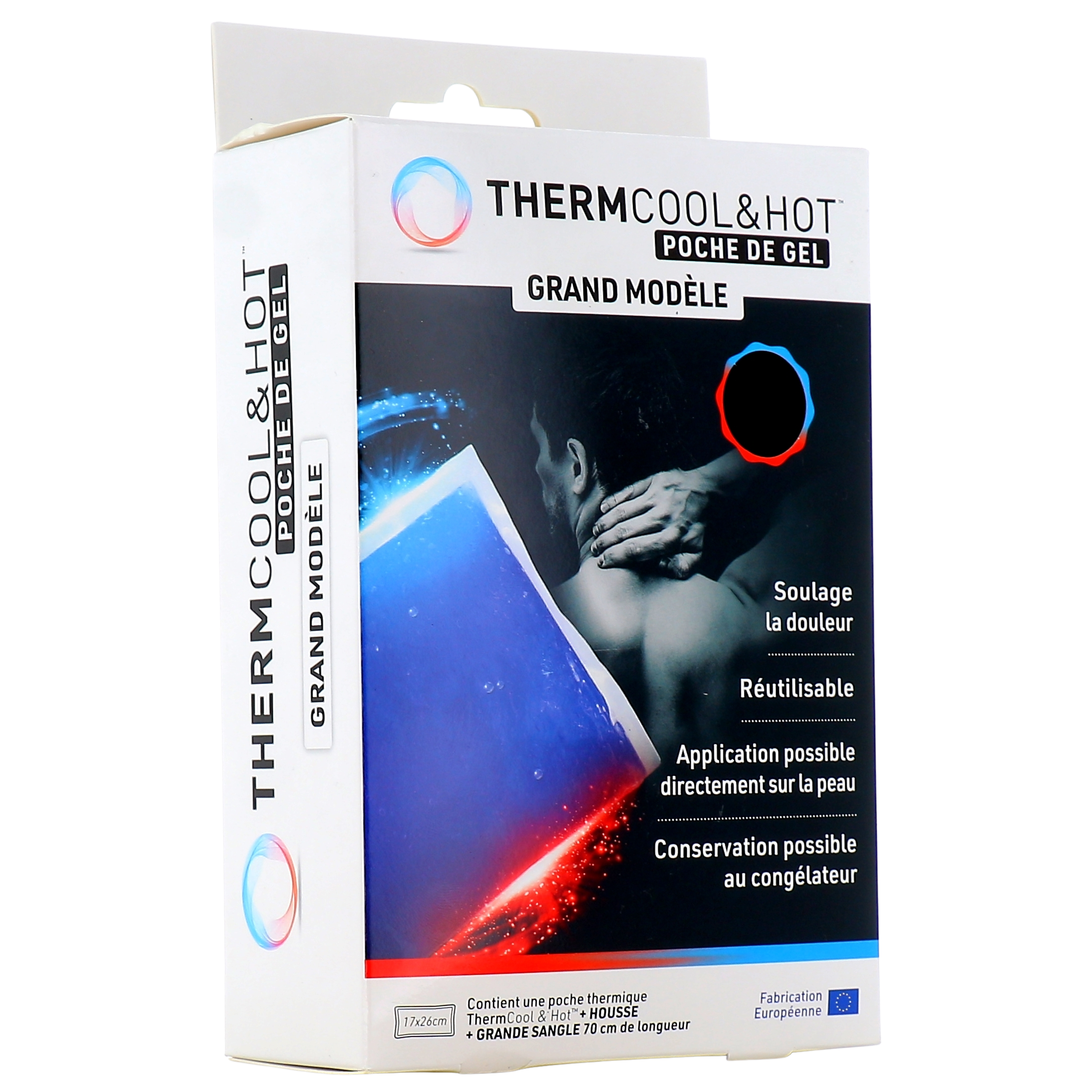 Thermcool & Hot poche chaud froid - Coussin thermique anti douleur