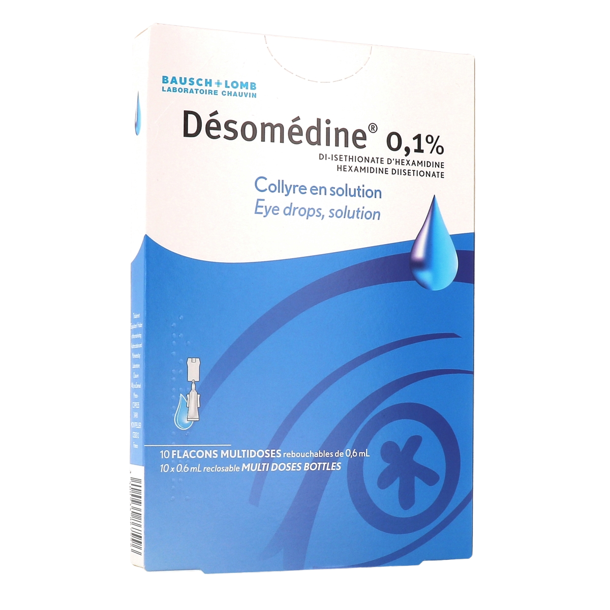 Désomédine 0,1% Collyre Antiseptique - Pharmacie des Drakkars