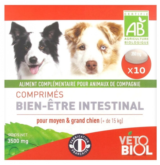 Up Véto Bio Poudre Bien-être Intestinal Chien & Chat 40g