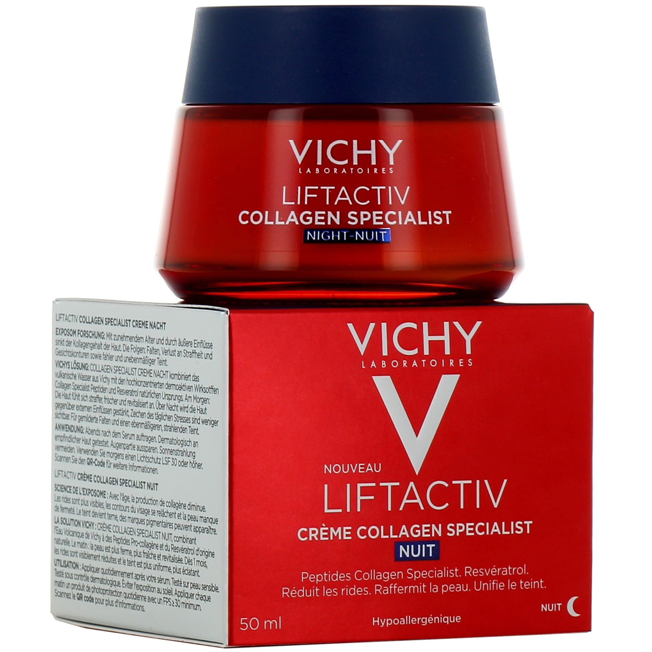 Crème de nuit anti-âge Vichy Liftactiv Collagen Specialist