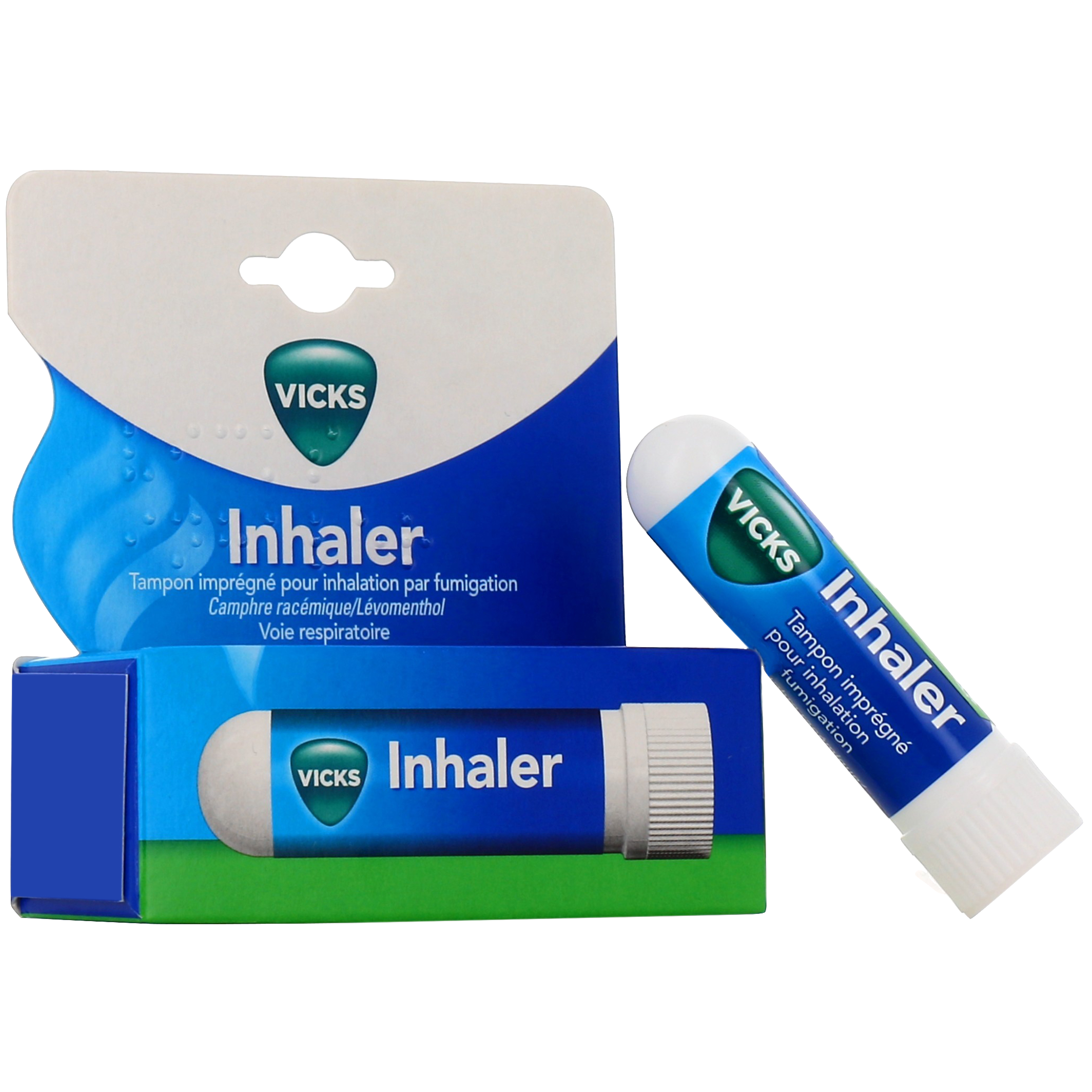 Vicks inhaler : nez bouché - tampon imprégné pour inhalation par