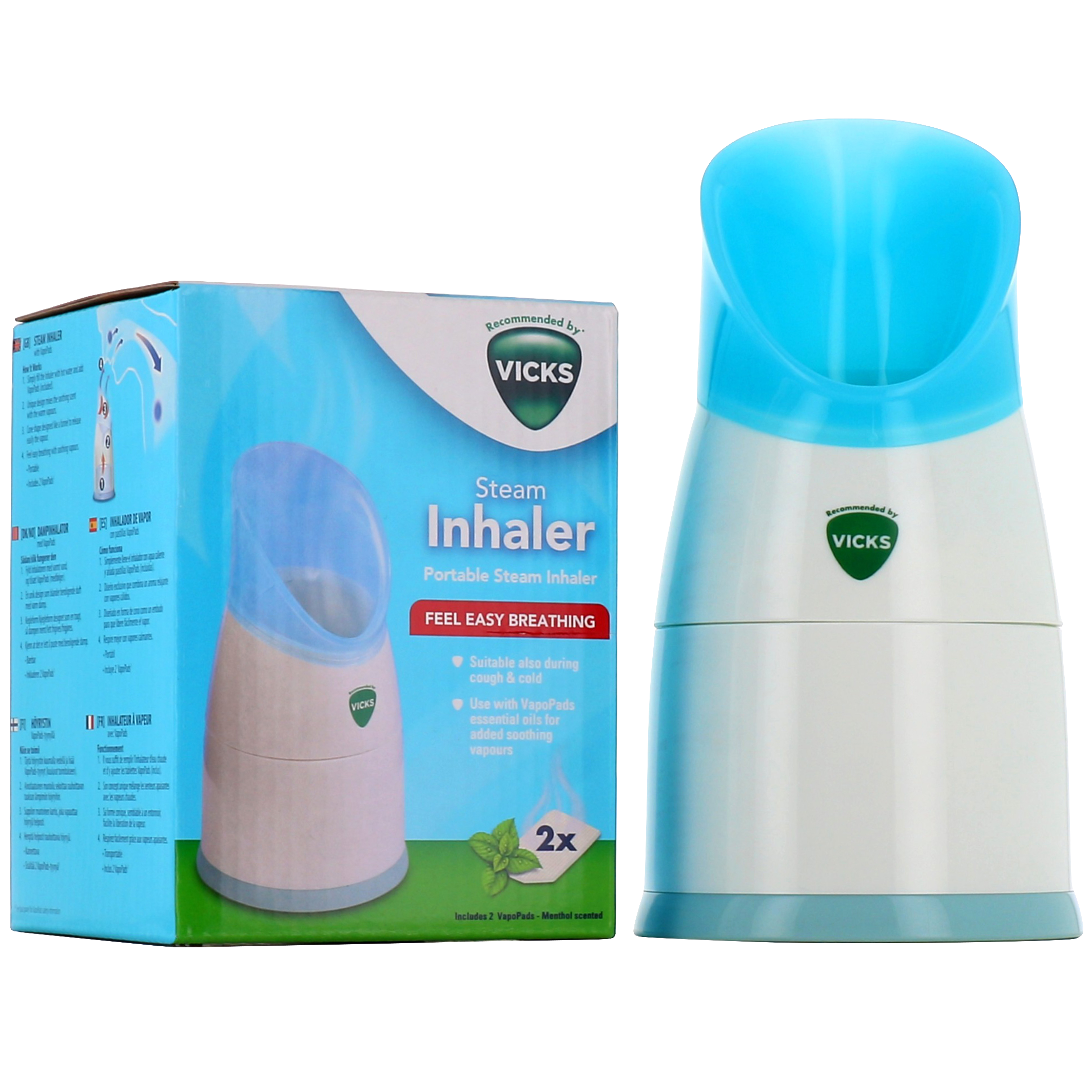 Inhalateur vert en plastique pour inhalation