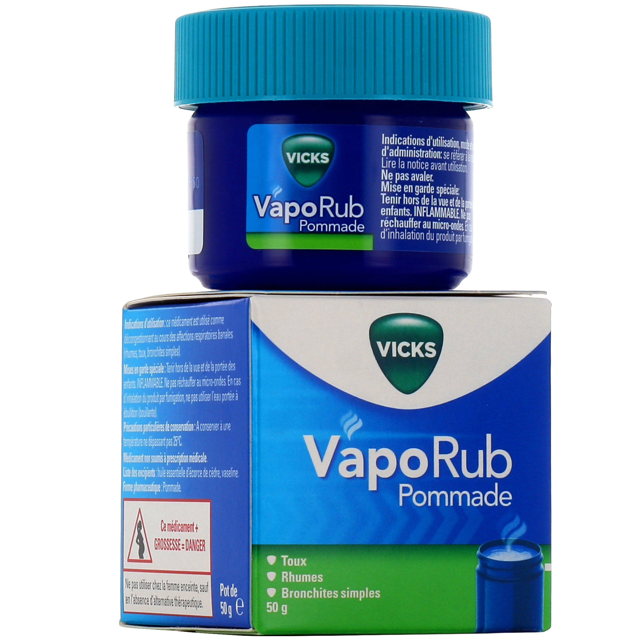 Vicks vaporub pommade pour inhalation 100 g