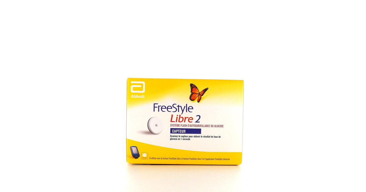 Le capteur FreeStyle Libre 2 mesure les taux de glucose dans le liquide  interstitiel. - Abbott