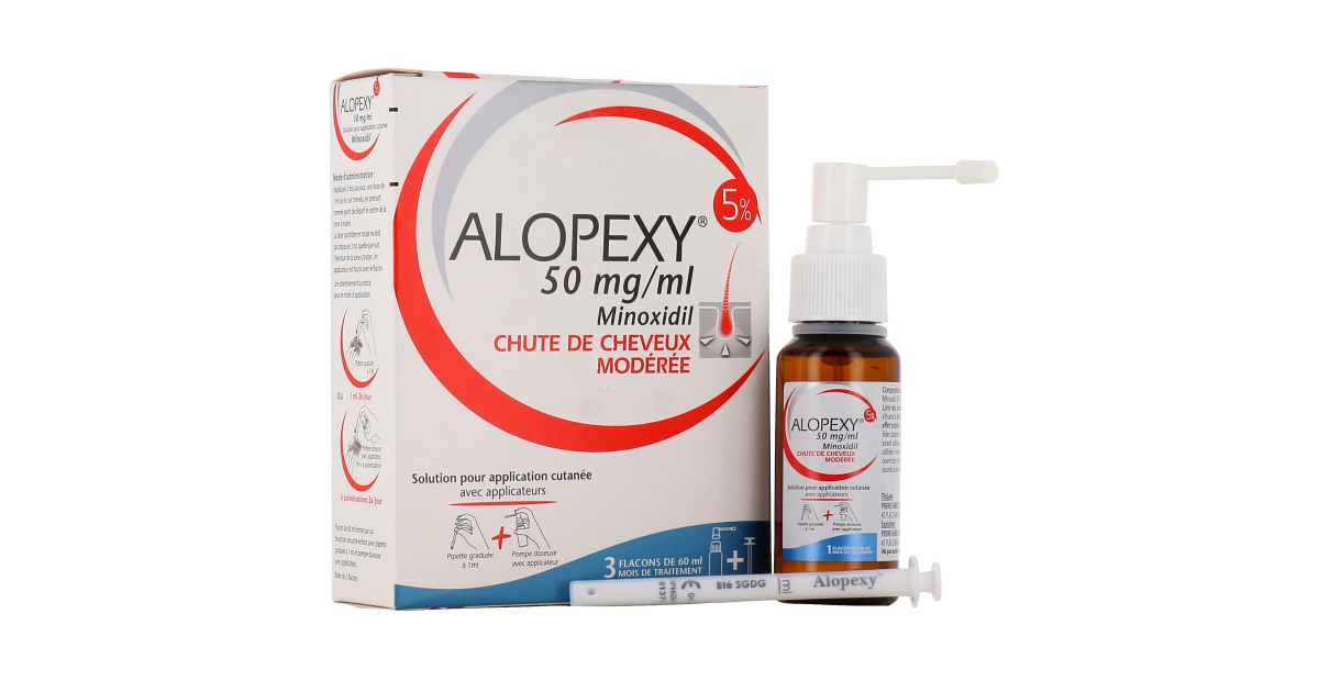 Alopexy Minoxidil 5% solution - Pharmacie des Drakkars