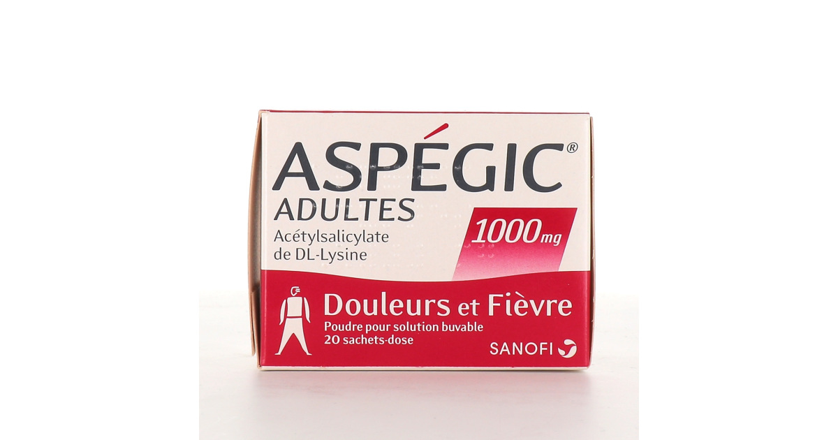 Aspégic Adulte 1000 mg