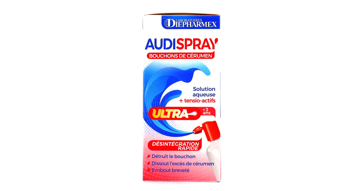 Audispray Ultra Bouchons de Cérumen Spray