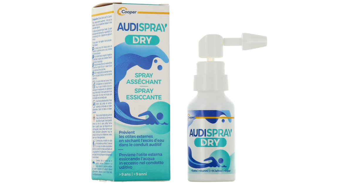 Audispray Dry Soin des Oreilles - Prévention des Otites