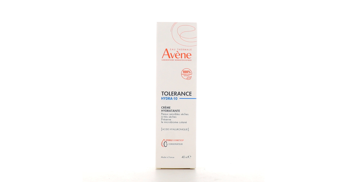 Acheter Avène - Tolerance Hydra-10 crème visage hydratante - Peaux