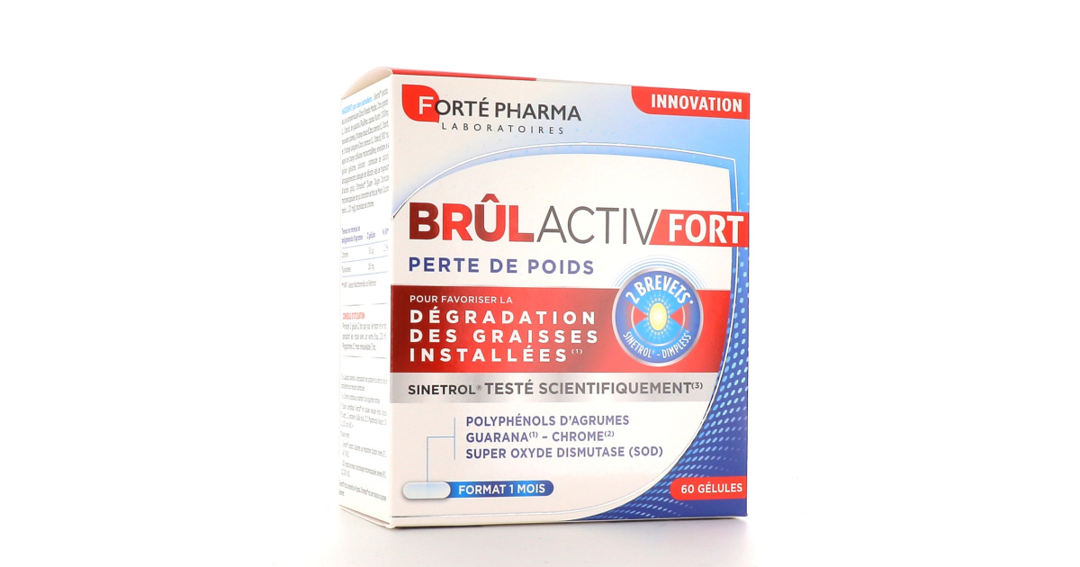 Brûlactiv Fort femme 50+ Perte de poids Forté Pharma - complément  alimentaire minceur