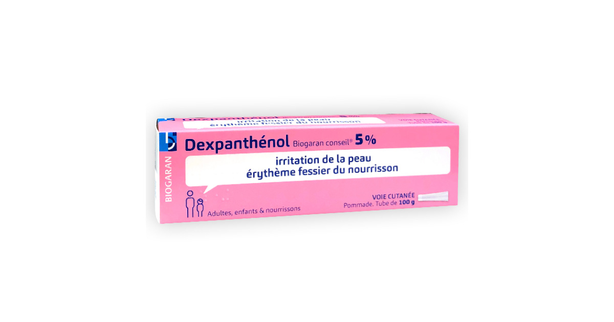 Dexpanthénol Biogaran conseil 5% - Pharmacie des Drakkars