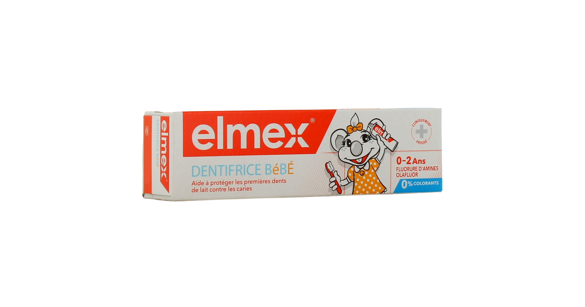 Elmex Dentifrice Bébé 0-2 ans 50 ml - 56518 - Tube de 50