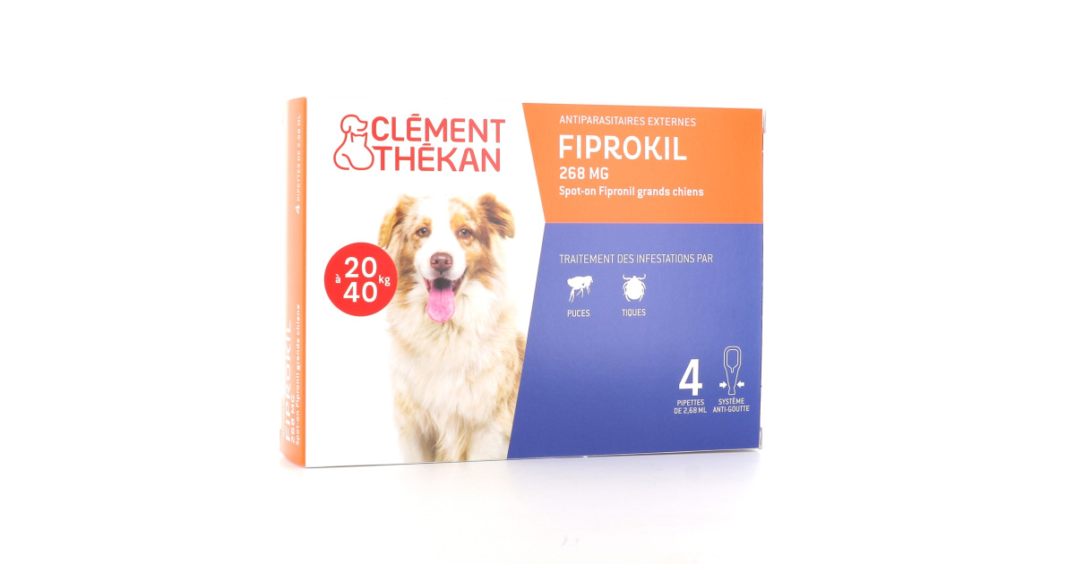 Fiprokil Chien Spot-On Antiparasitaires - Puces & Tiques