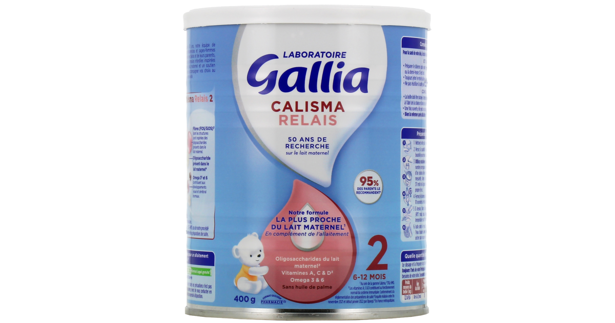 GALLIA CALISMA RELAIS 2, Lait de suite pour nourrisson 2ème âge