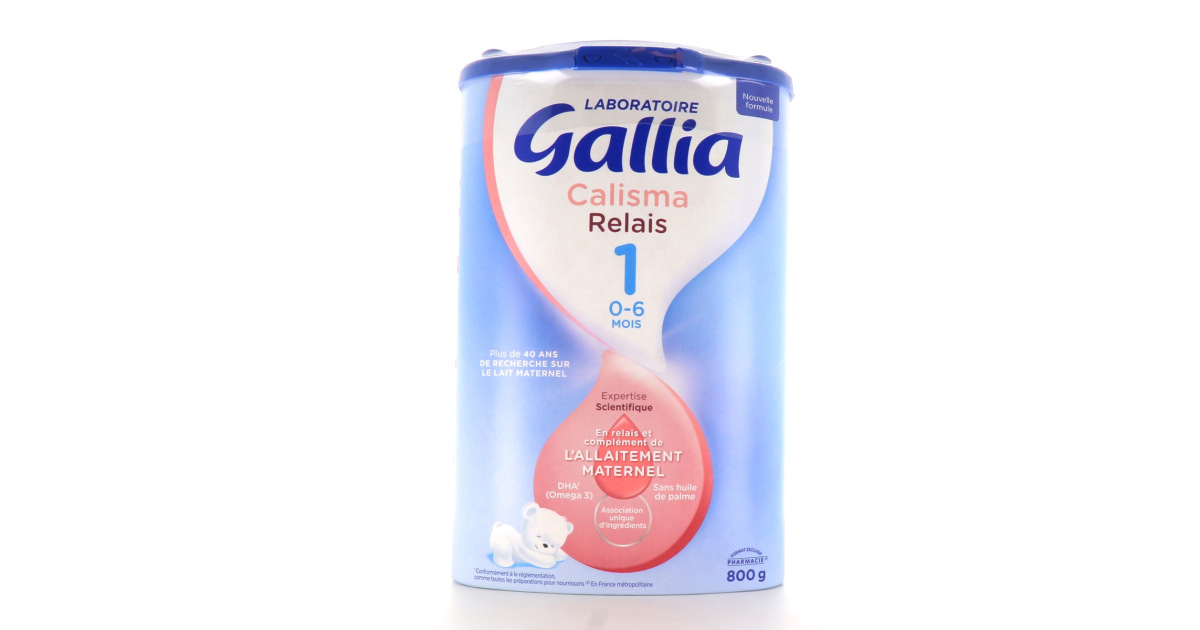 Lait bébé en poudre 1er âge 0-6 mois Calisma Relais GALLIA