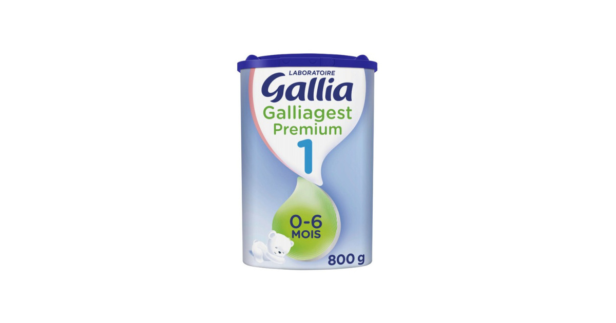 GALLIA GALLIAGEST PREMIUM 1 LAIT EN POUDRE 0-6 MOIS 800G - Pharmacie Cap3000