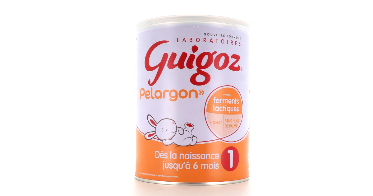Guigoz Pelargon 1 Lait En Poudre De 0 A 6 Mois 800g - Pharmacie Cap3000
