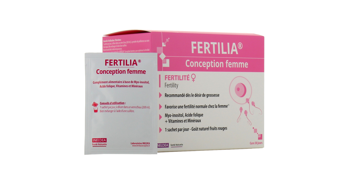 Ineldea Fertilia Conception Homme favorise une fertilité et une  reproduction normales chez l'homme