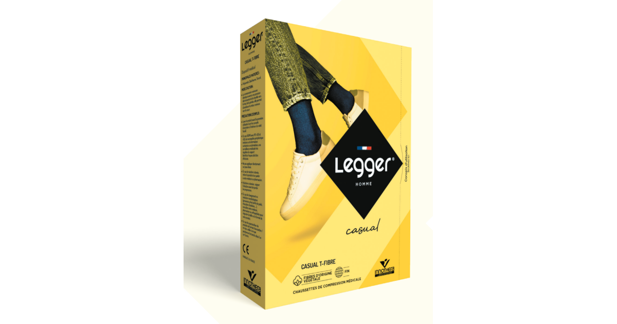 Legger Classic Chaussettes de Compression Médicale T2 Normal Noir
