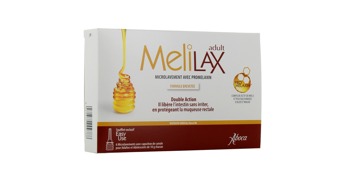 Melilax adulte 6 microlavements