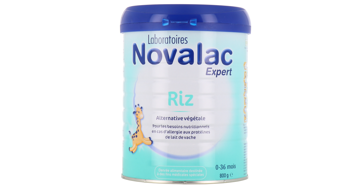 Novalac Riz Lait bébé 0-36 mois - Allergie protéines lait de vache