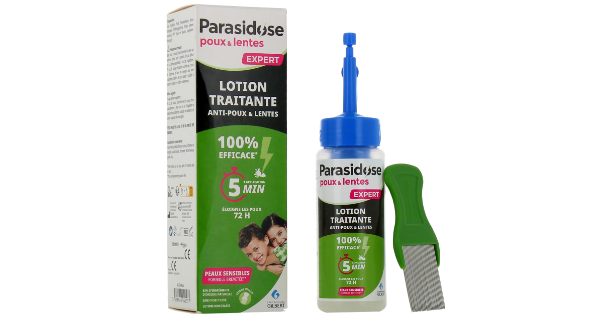 Parasidose shampoing préventif anti-poux - répulsif 12 h - Dès 12 mois