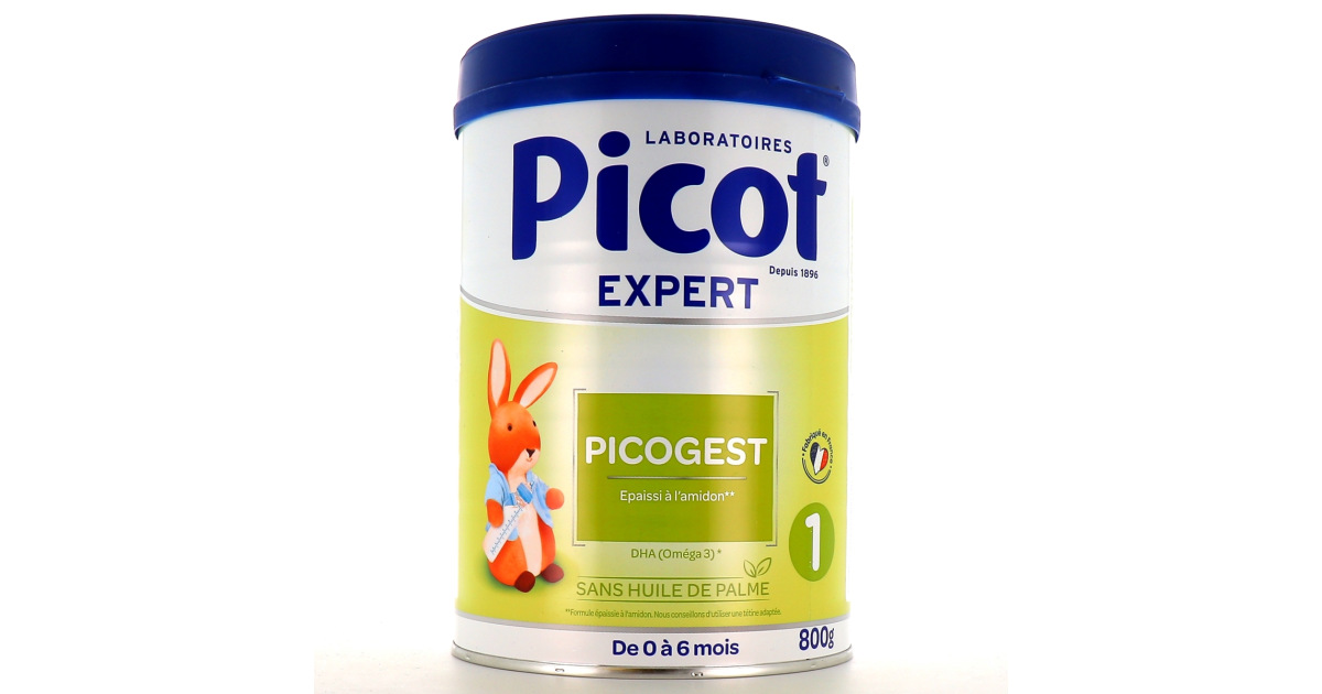 Picot Lait Picogest 1er âge : formule épaissie pour bébé 0-6 mois
