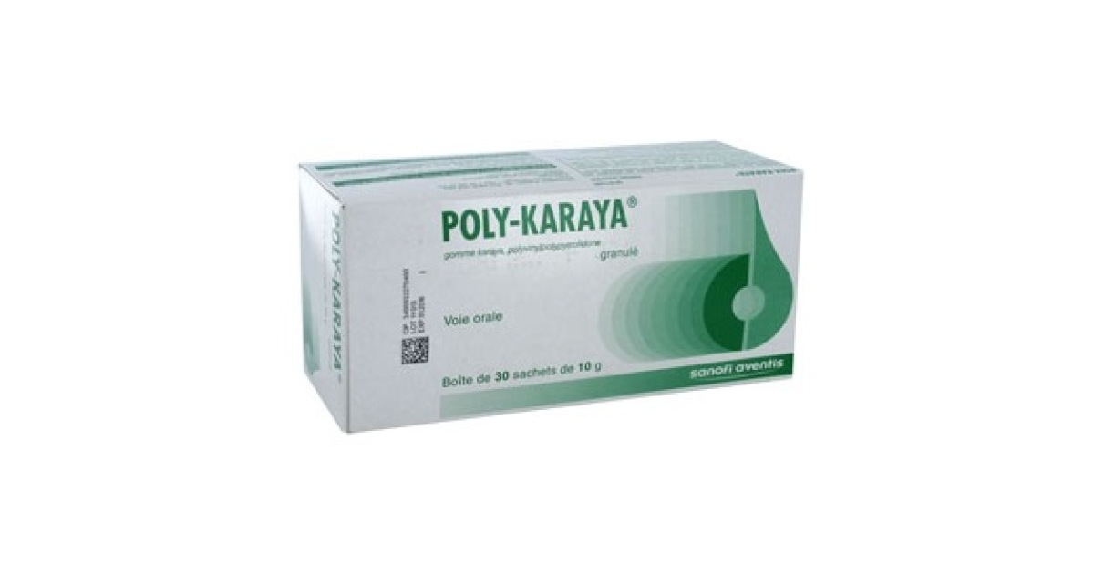 Poly-Karaya granulés 10g -30 sachets - SANOFI | Pharmacie ...