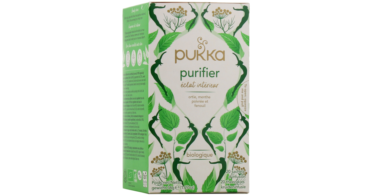 Pukka infusion purifier bio 20 sachets