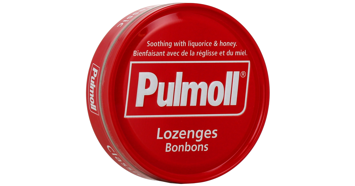 Pulmoll Rouge Classic pastilles pour la gorge - Goût réglisse