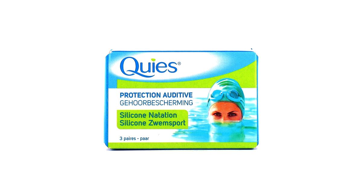 QUIES Protections auditives spécial natation Enfant : protègent de l'eau