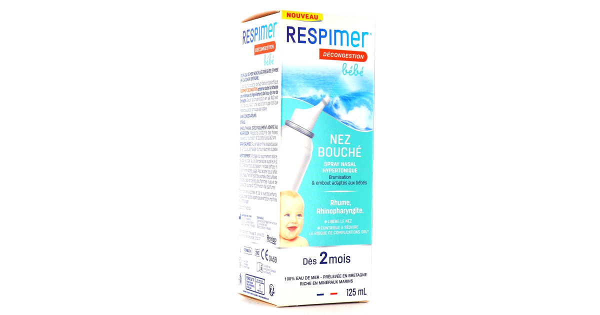 MARIMER Spray nasal Eau de mer Hypertonique Nez Bouché (spray 100 ml)