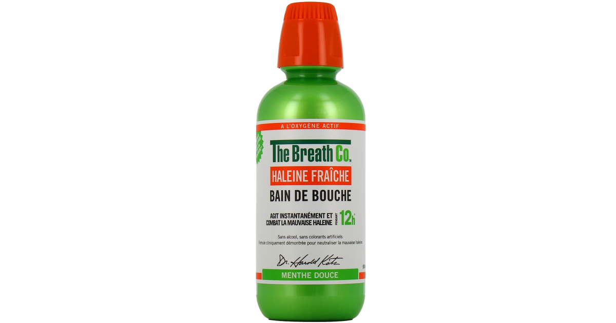La Breath Co Breath Rince-bouche Oral - 500 ml, Menthe douce - Paquet de 2  - Cdiscount Au quotidien
