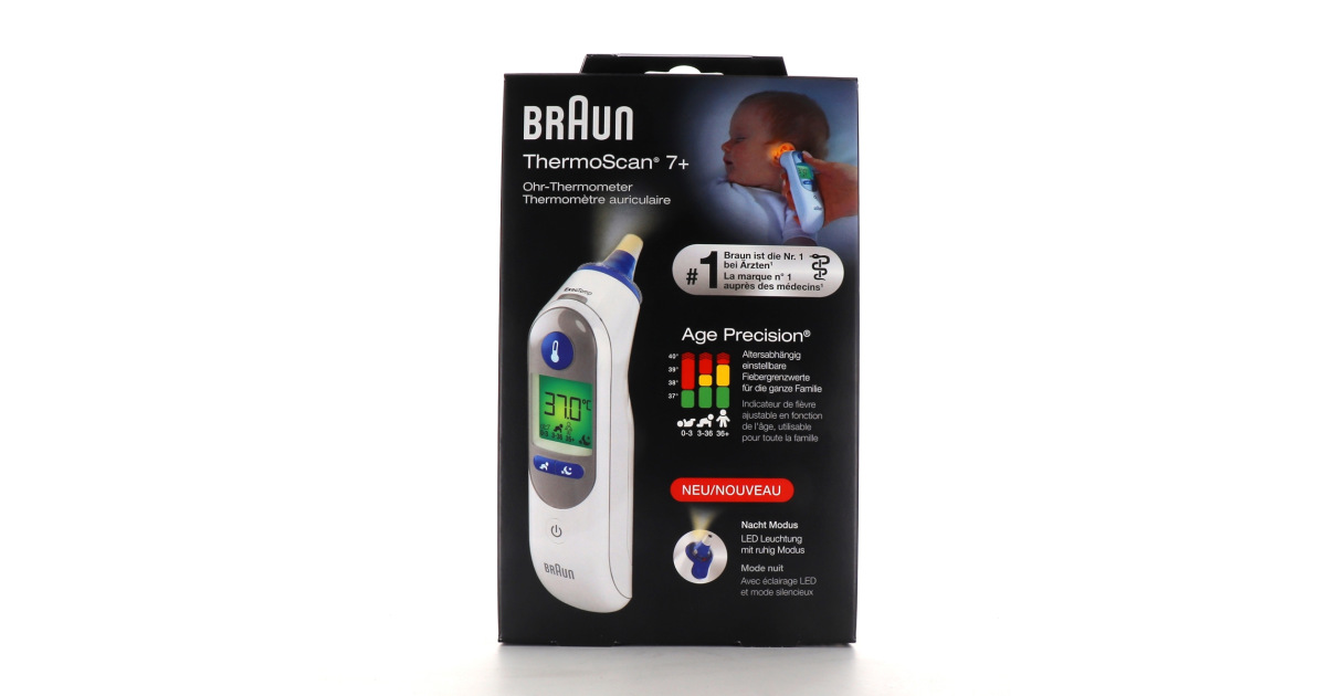 Braun ThermoScan 7 + avec Age Precision 