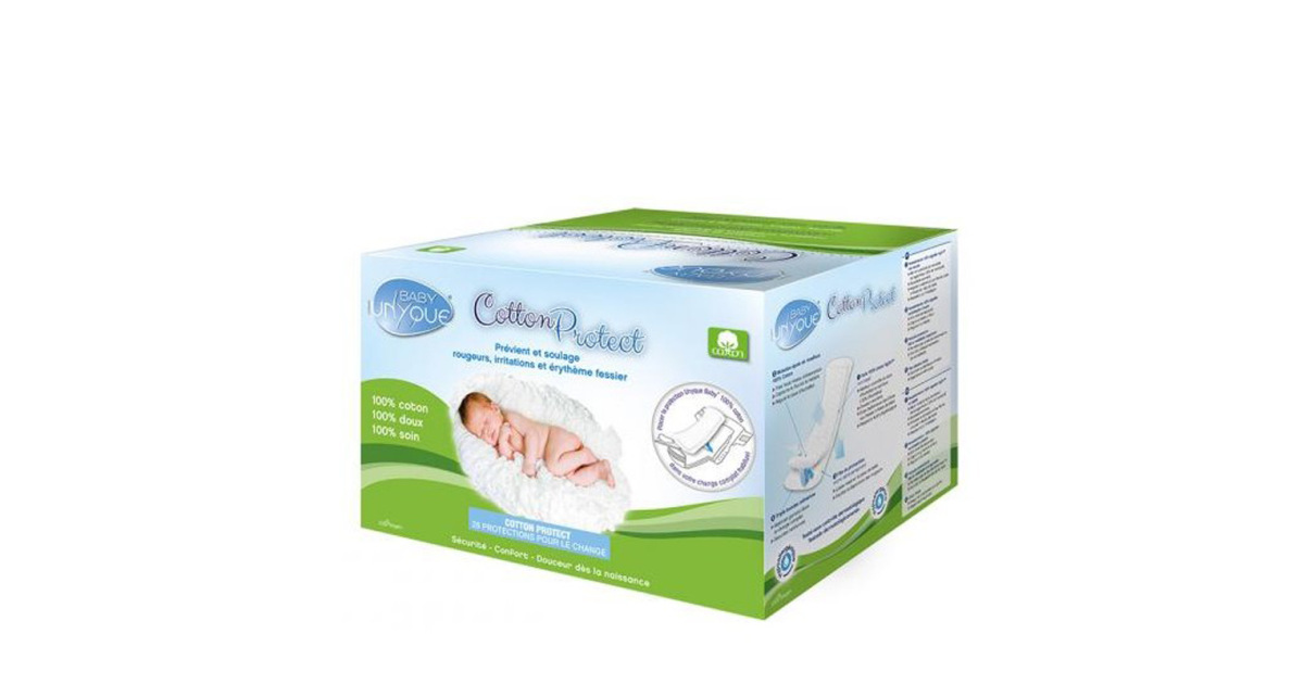 Protections pour le change Unyque Baby Cotton Protect