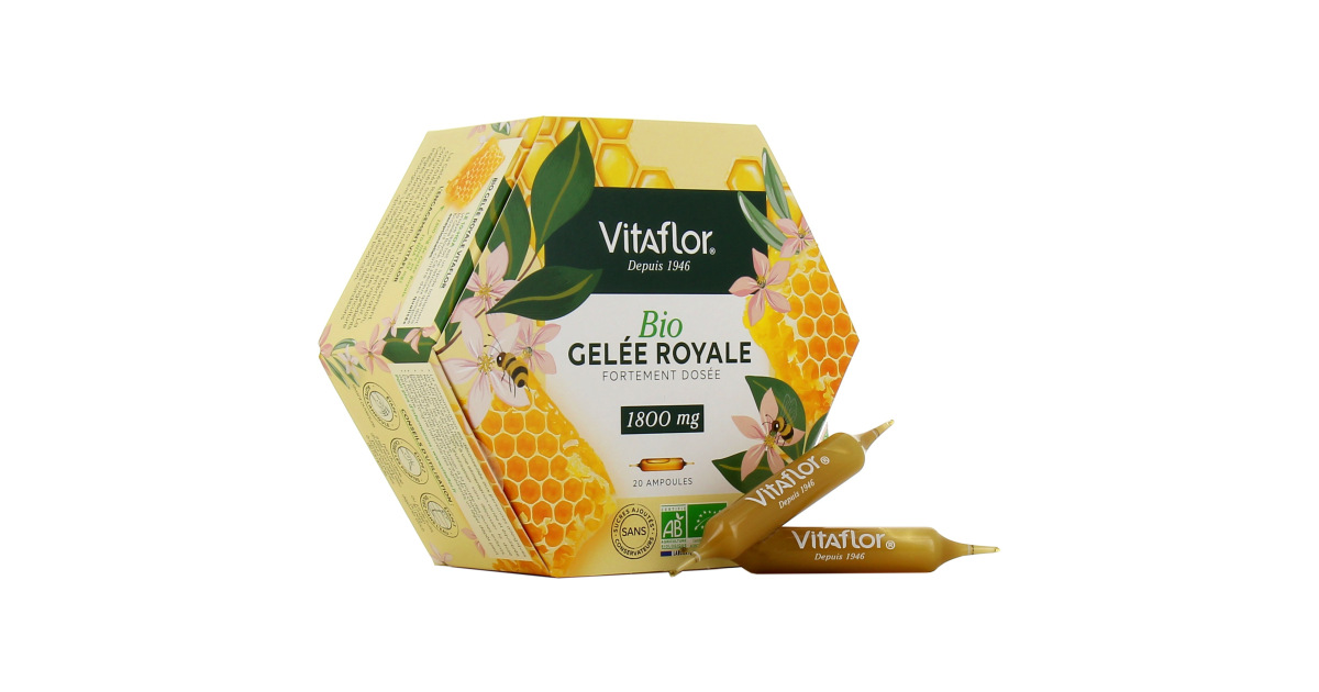 Vitaflor Gelée Royale Bio 1800mg 20 ampoules