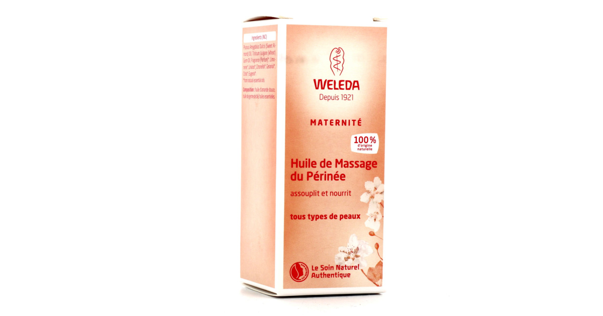 Weleda huile de massage pour le périnée 50ml - Pharmacie Cap3000