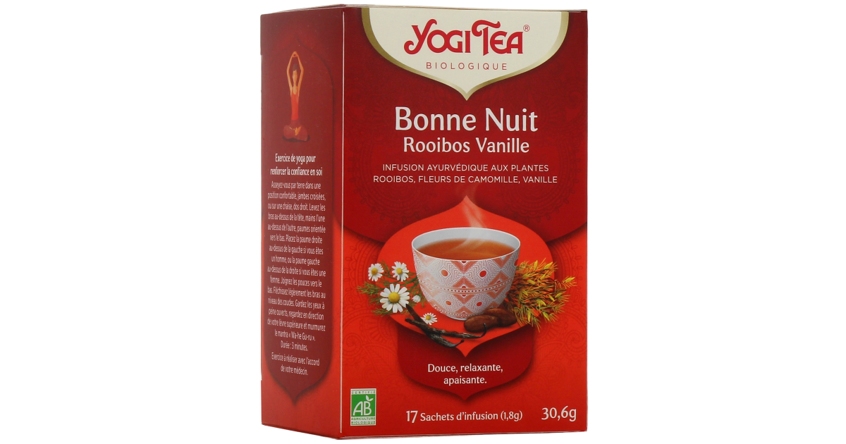 Yogi Tea Bonne Nuit Rooibos Vanille Bio