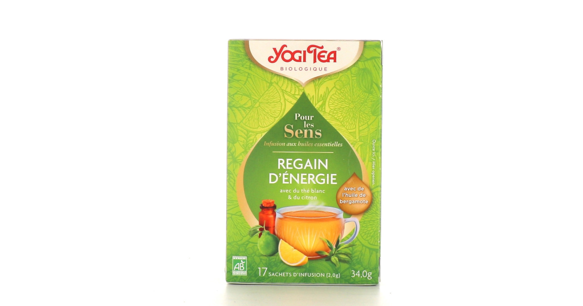 Yogi Tea Tisanes Énergie du Thé Vert 17 Sachets