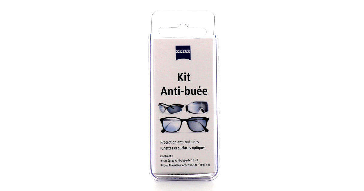 Kit anti-buée Zeiss - Spray et lingette