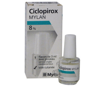Ciclopirox Mylan 8%