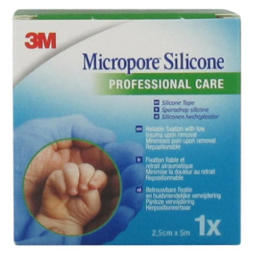 3M Micropore Silicone Sparadrap Atraumatique