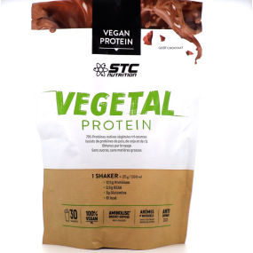 Vegetal protein - Isolats de protéines 100% végétales chocolat - 750g - STC