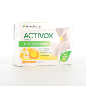 Activox Pastilles Miel Citron