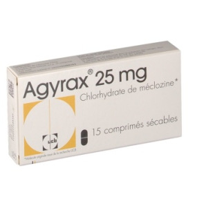 Agyrax 25 mg 15 comprimés