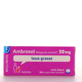 Ambroxol 0,6% Biogaran Toux Grasse