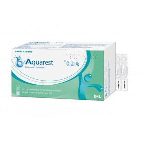 Aquarest 0,2% gel ophtalmique 60 unidoses