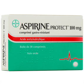 Aspirine Protect 100 mg 30 comprimés